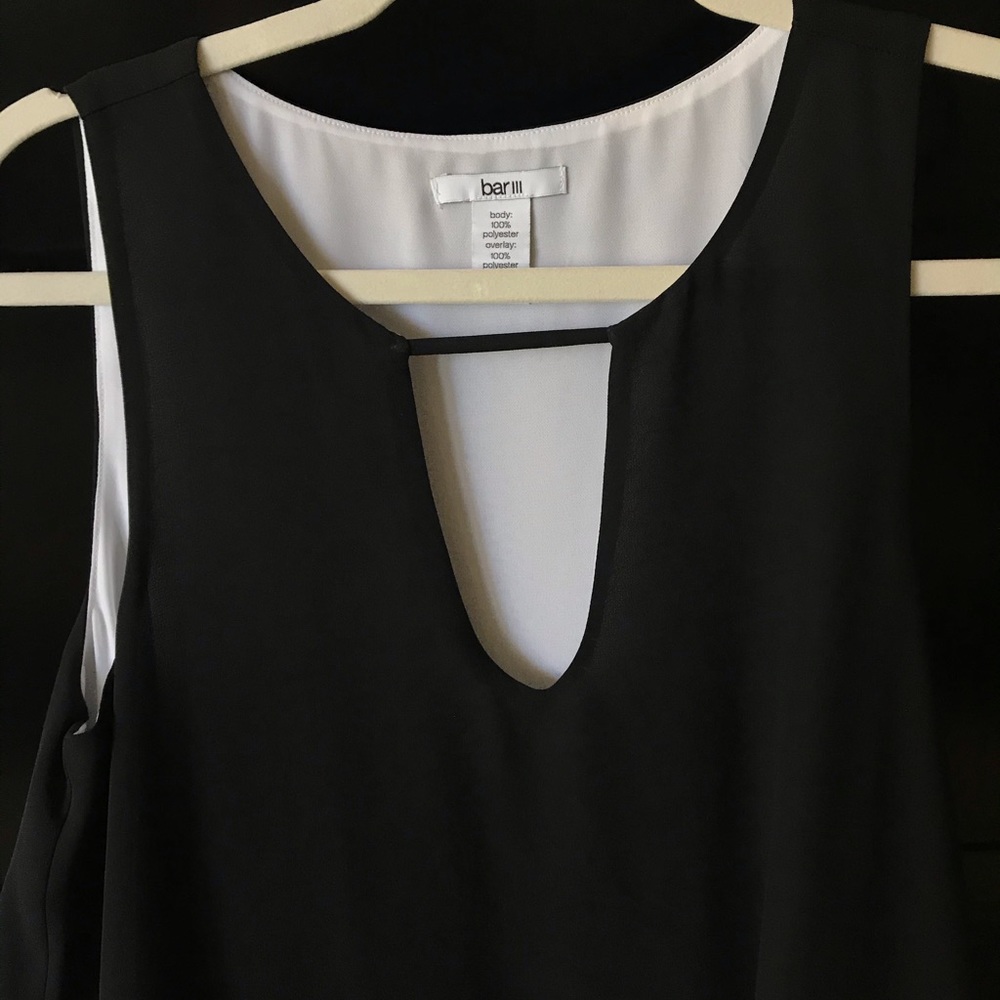 Black and white dress